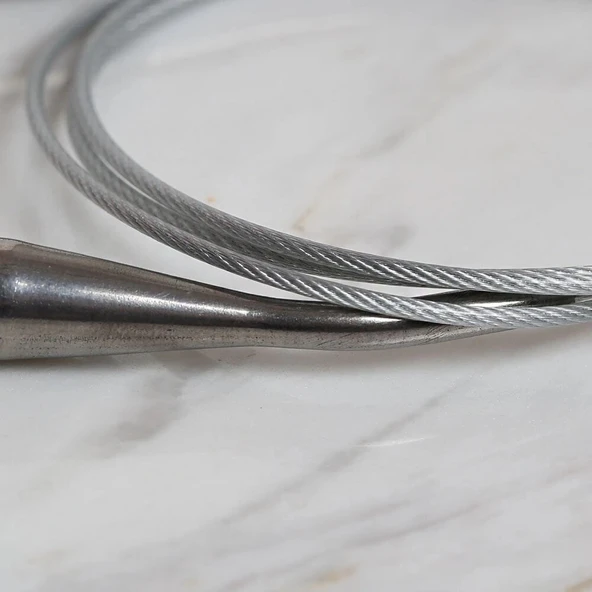 Loren Crafts 10 mm Çelik Misinalı Şiş 100 cm - Resim 3