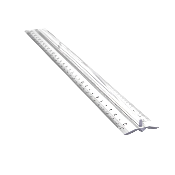 Hatas Tribli Desimetre Şeffaf 30 CM 0250 ürün görseli 1