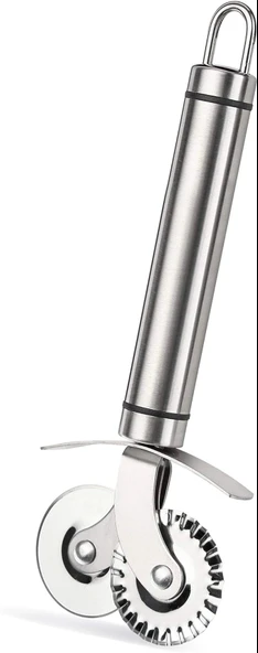 Çift Başlıklı Pizza Hamur Bıçağı - Resim 3