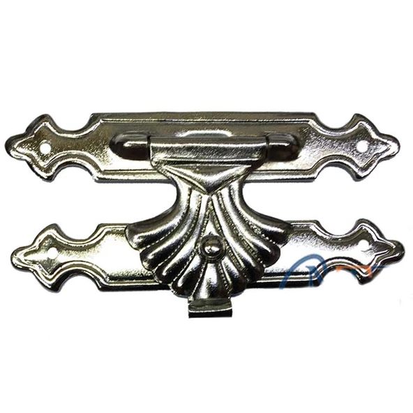 Kutu, Tavla Klipsi, Ön Kilidi No:4 - 62x32 Nikel, 1 Adet ürün görseli