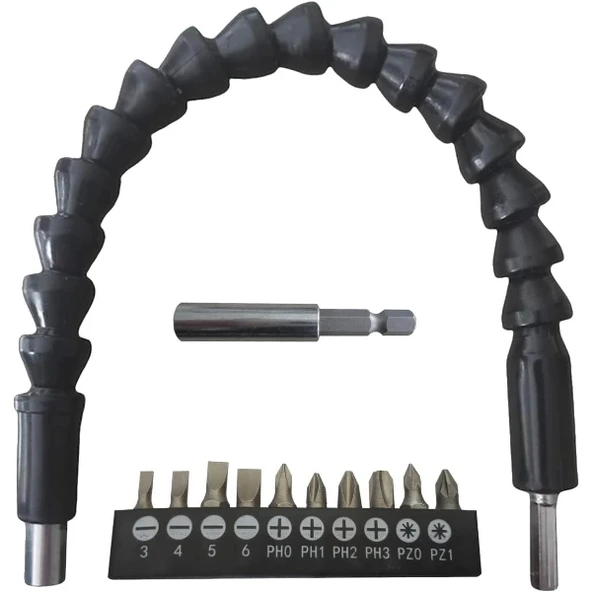 Esnek Şaftlı Tornavida Ucu Seti ürün görseli 1