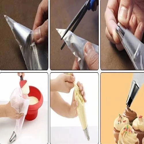 Krema Sıkma Seti 10 Parça - Resim 4