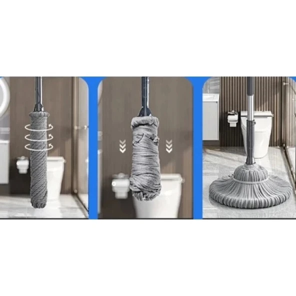 Kendinden Sıkmalı Paspas Mop - Resim 2