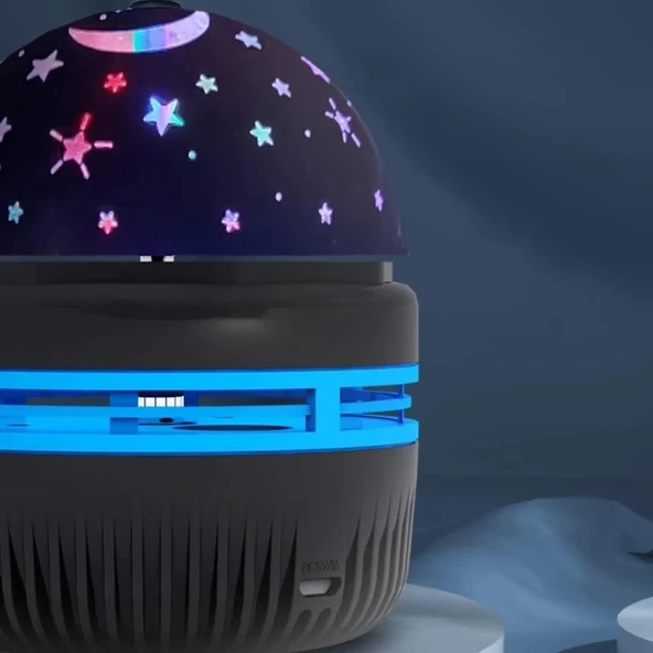 Mini Yıldızlı Projektör Gece Lambası ürün görseli