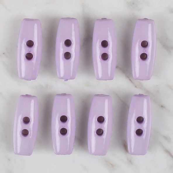 Loren Crafts lila 8 li çoban düğmesi - 60 - Resim 2