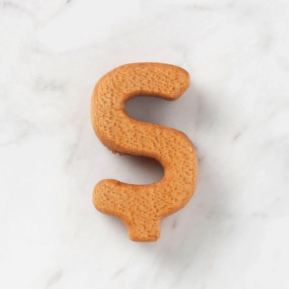 Hobi Baby Organik Ahşap Harf - Ş ürün görseli 1