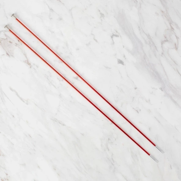 Loren Rythm 2,5mm Kırmızı Renkli Metal Örgü Şişi ürün görseli 1