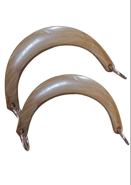 Çanta Sapı Ay Model Açık Kahverengi 17 cm ürün görseli 1