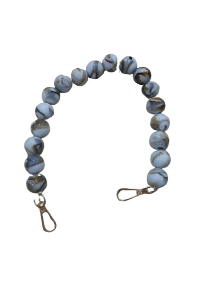 Çanta Askısı 40 cm Akrilik Yuvarlak Beyaz ürün görseli 1