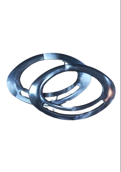 Çanta Sapı Oval Siyah-Beyaz 18 cm ürün görseli 1