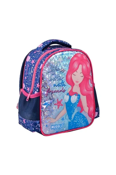 Muggle Anaokul Çantası Marmaid Lacivert Mu-3663