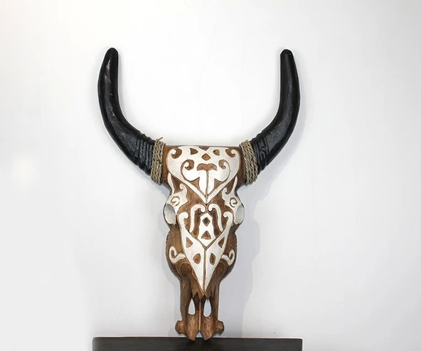 Duvara Asmalı Bufalo Kafası ürün görseli