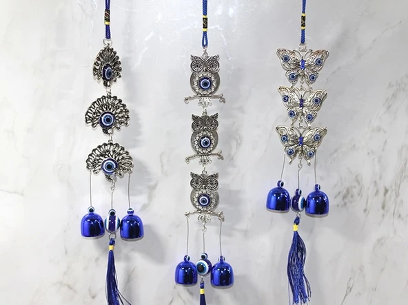 Metal Nazar Boncuğu Çan Model 21 ürün görseli 1