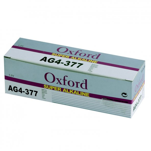Oxford AG4 LR626 377A Düğme Pil 10 x 20li