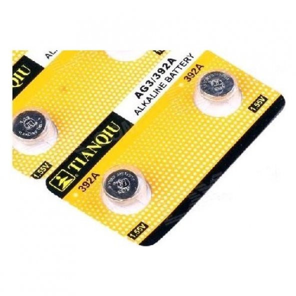 Tianqiu AG3/392A 1.55V Alkalin Pil 10lu - 2
