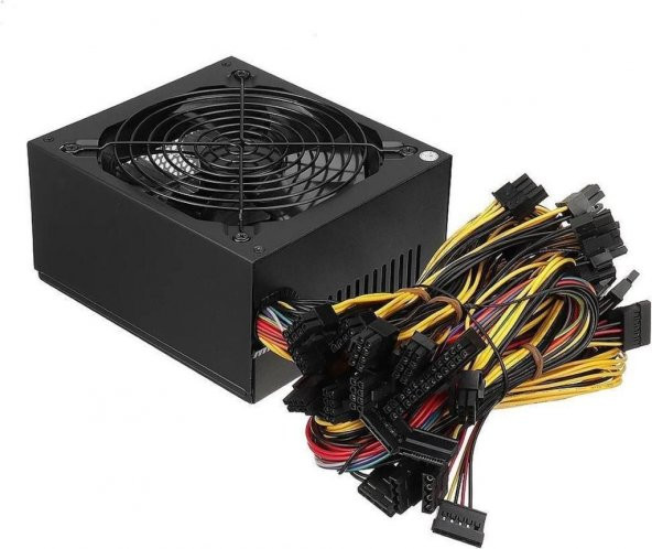OLKO 2000W POWER SUPPLY 16xPCI-E(6+2Pin), MINING 1x20+4p/8xSata/96+PLATINUM (MK-2000SP)