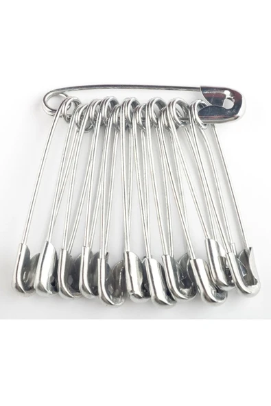 Çengelli İğne 3 cm Gümüş Renk 50 Adet - Resim 2