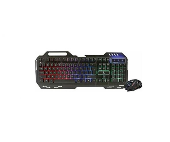 Polygold PG-8014 Işıklı Oyuncu Q Klavye Mouse Seti - 1