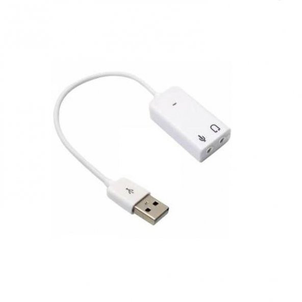 Azemax Usb 5.1 Kablolu Virtual 3d Harici PC Ses Kartı