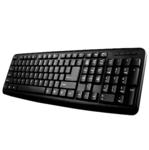 Silinmez Tuşlu Usb Kablolu Standart Q Klavye