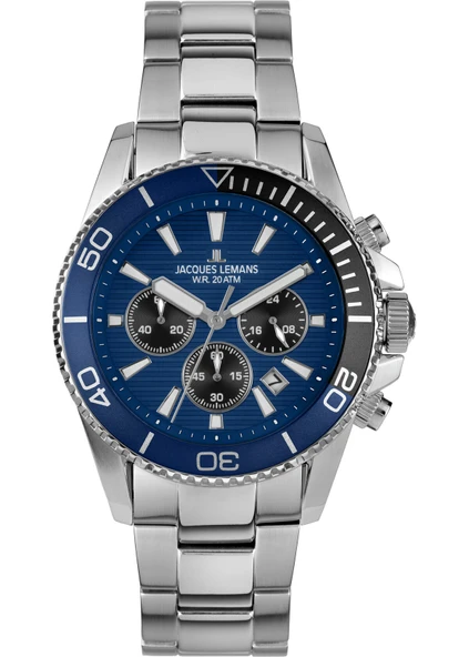 JACQUES LEMANS 1-2206H LIVERPOOL DIVER ERKEK KOL SAATİ - Resim 3