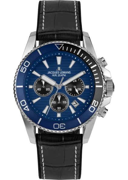 JACQUES LEMANS 1-2206B LIVERPOOL DIVER ERKEK KOL SAATİ - Resim 3