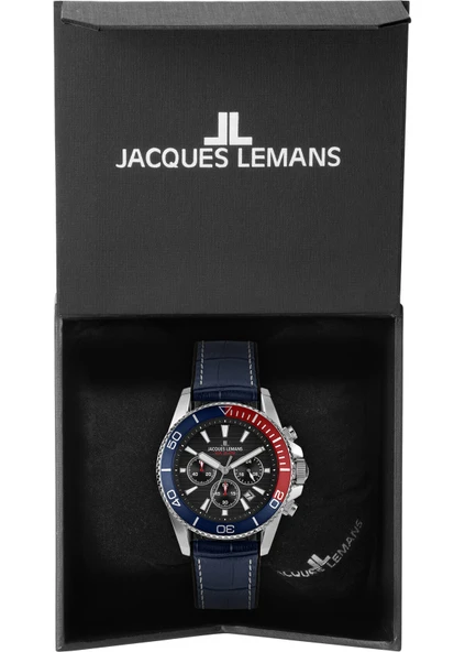 JACQUES LEMANS 1-2206D LIVERPOOL DIVER ERKEK KOL SAATİ ürün görseli