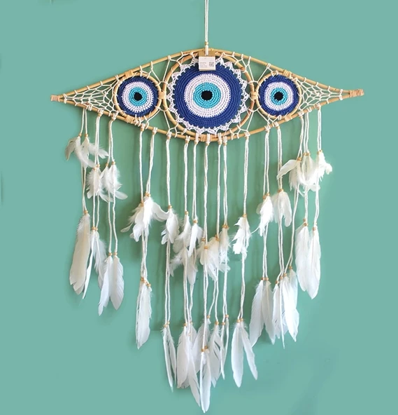 Rüya Kapanı Dream Catcher Göz Tasarımı Model 4 ürün görseli