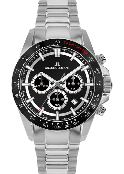 JACQUES LEMANS 1-2207A LIVERPOOL CHRONOGRAPH ERKEK KOL SAATİ - Resim 3