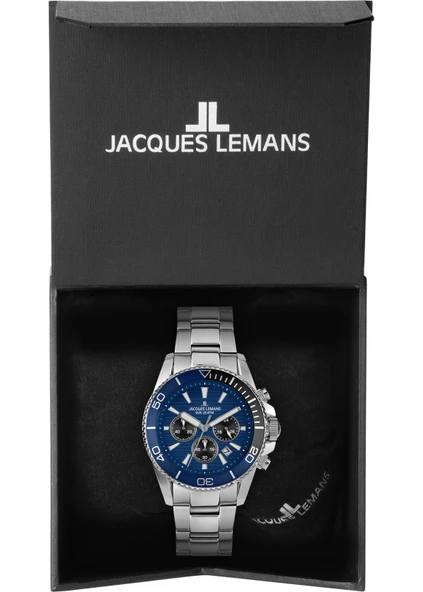 JACQUES LEMANS 1-2206H LIVERPOOL DIVER ERKEK KOL SAATİ ürün görseli