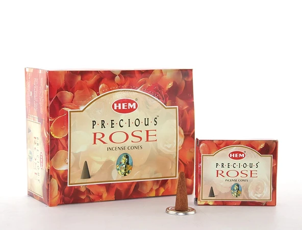Precious Rose Aromalı Konik Tütsü ürün görseli 1