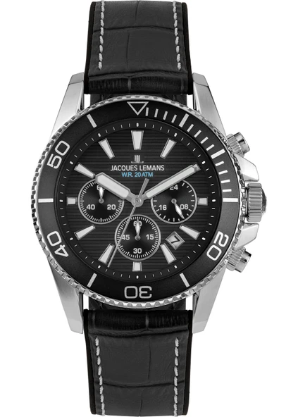 JACQUES LEMANS 1-2206A LIVERPOOL DIVER ERKEK KOL SAATİ ürün görseli