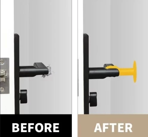 Renkli Vantuzlu Geçmeli Kapı Kolu Stoper 4lü Set - Resim 2