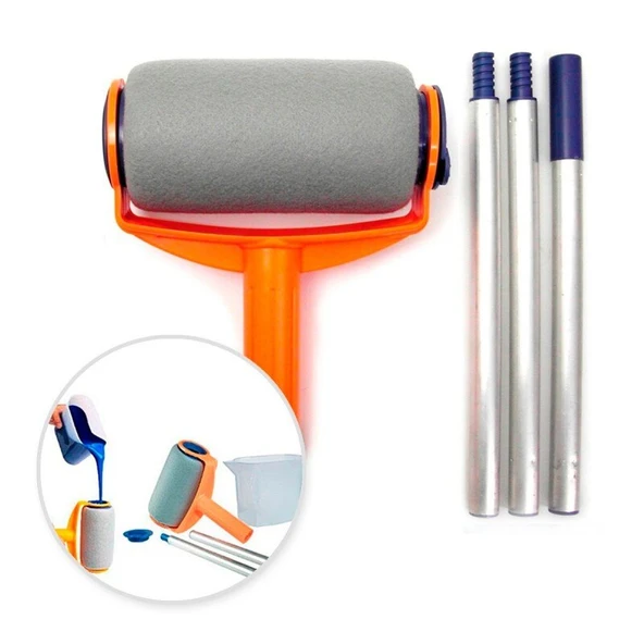 Pintar Facil Pratik Damlatmayan Boya Rulosu Ve Fırçası ürün görseli