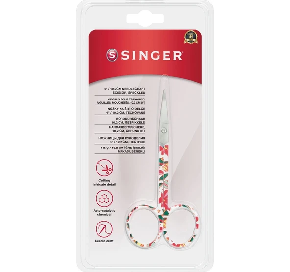 Kıvrık Uçlu Renkli Nakış Makası (4") ürün görseli 1