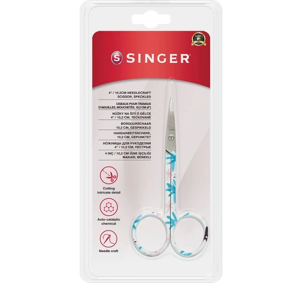 Kıvrık Uçlu Renkli Nakış Makası (4") ürün görseli 1