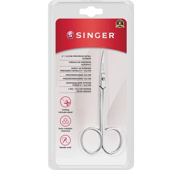 Kıvrık Uçlu Nakış Makası (4") ürün görseli