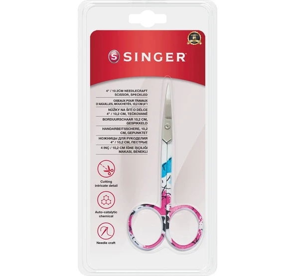 Kıvrık Uçlu Renkli Nakış Makası (4") ürün görseli 1