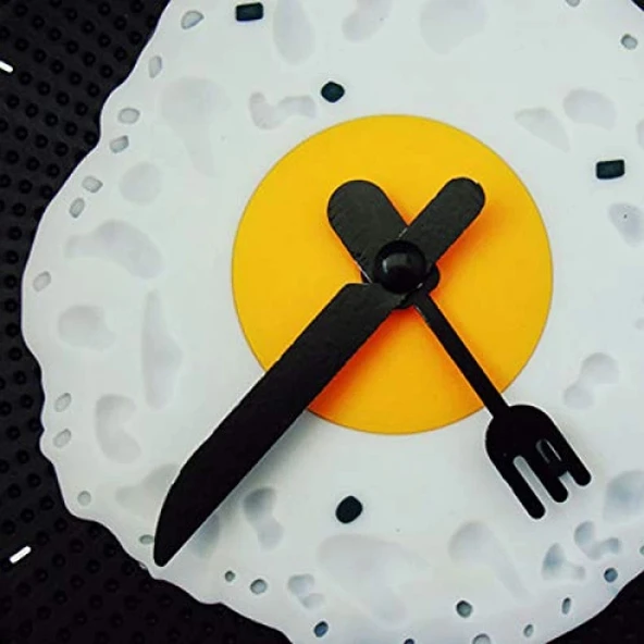 Yumurta Tavası Mutfak Saati - Resim 4