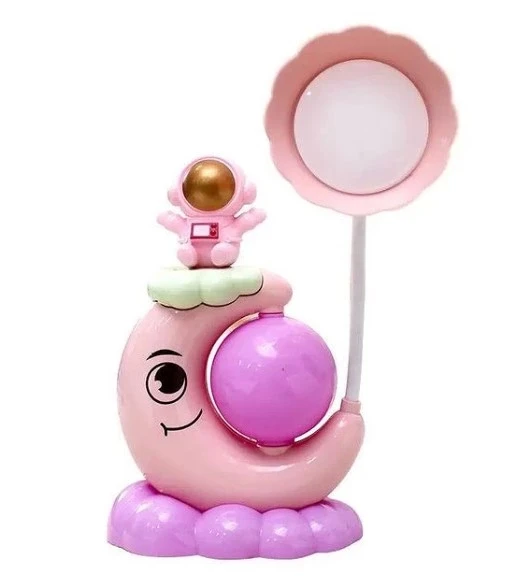 Çocuk Odası Ay ve Astronot Desenli Gece Lambası ürün görseli 1