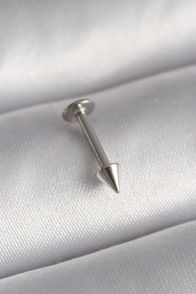 316L Çelik Gümüş Renk Çivi Model Piercing - TJ-PR1373 ürün görseli