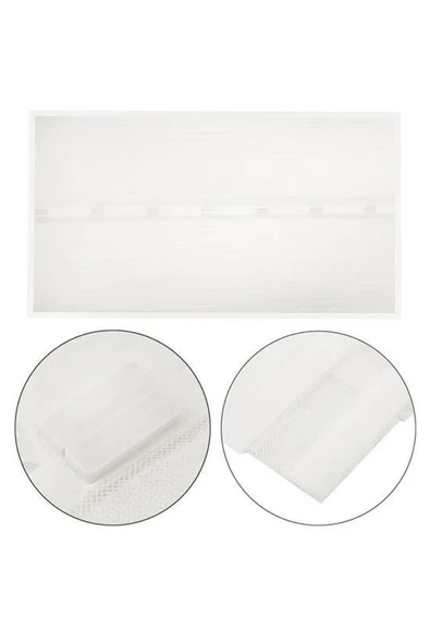 BUFFER® Pratik Manyetik Mıknatıslı Beyaz Kapı Pencere Sinekliği Tülü 90 x 210 cm - Resim 8