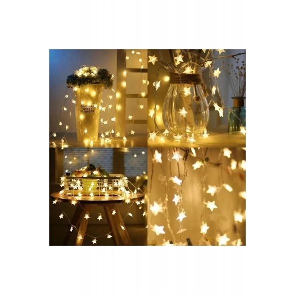 3 Metre Yıldız Şekilli LED Işık ürün görseli 1