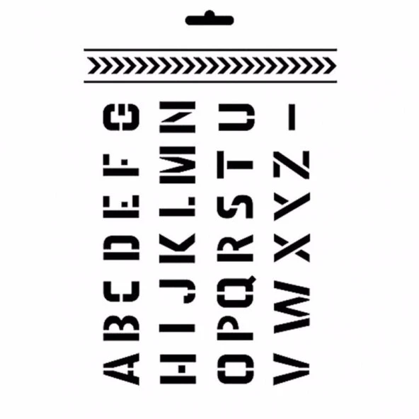 MIX MEDİA STENCIL MA SERİSİ MA60 21X29 ürün görseli