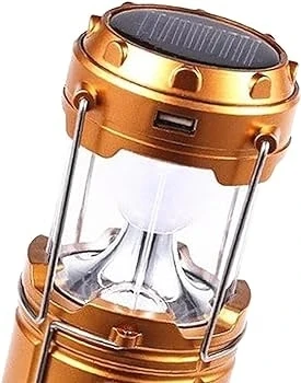 Güneş Enerjili Çok Fonksiyonlu Kamp Feneri - Resim 2