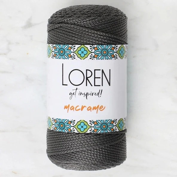 Loren Macrame Füme El Örgü İpi - RM 067 - 34341 ürün görseli 1