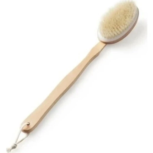 Organik Doğal At Kılı Banyo Fırçası - Resim 4