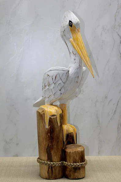 Ahşap Pelikan 60 Cm ürün görseli 1