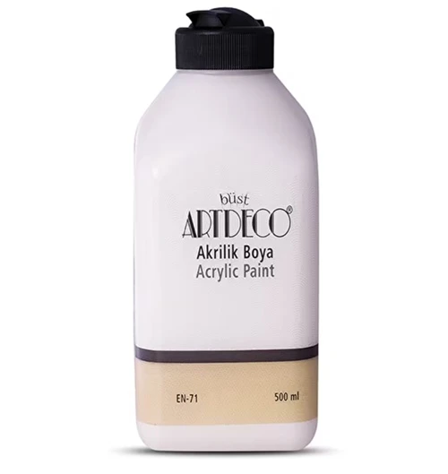 Artdeco Akrilik Boya 500 Ml Kırık Beyaz - 2 adet ürün görseli 1
