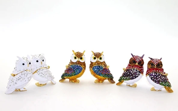 Swarovski 2'li Baykuş Model 1 ürün görseli 1